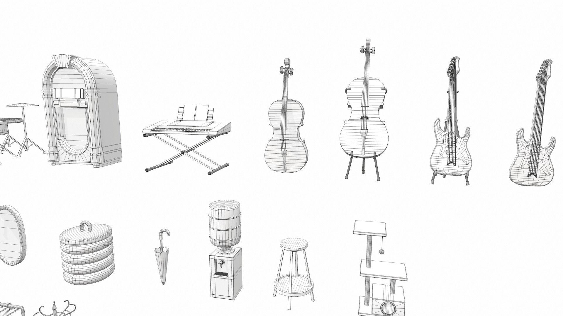 Cartoon household props pack vol 1 3D model_15