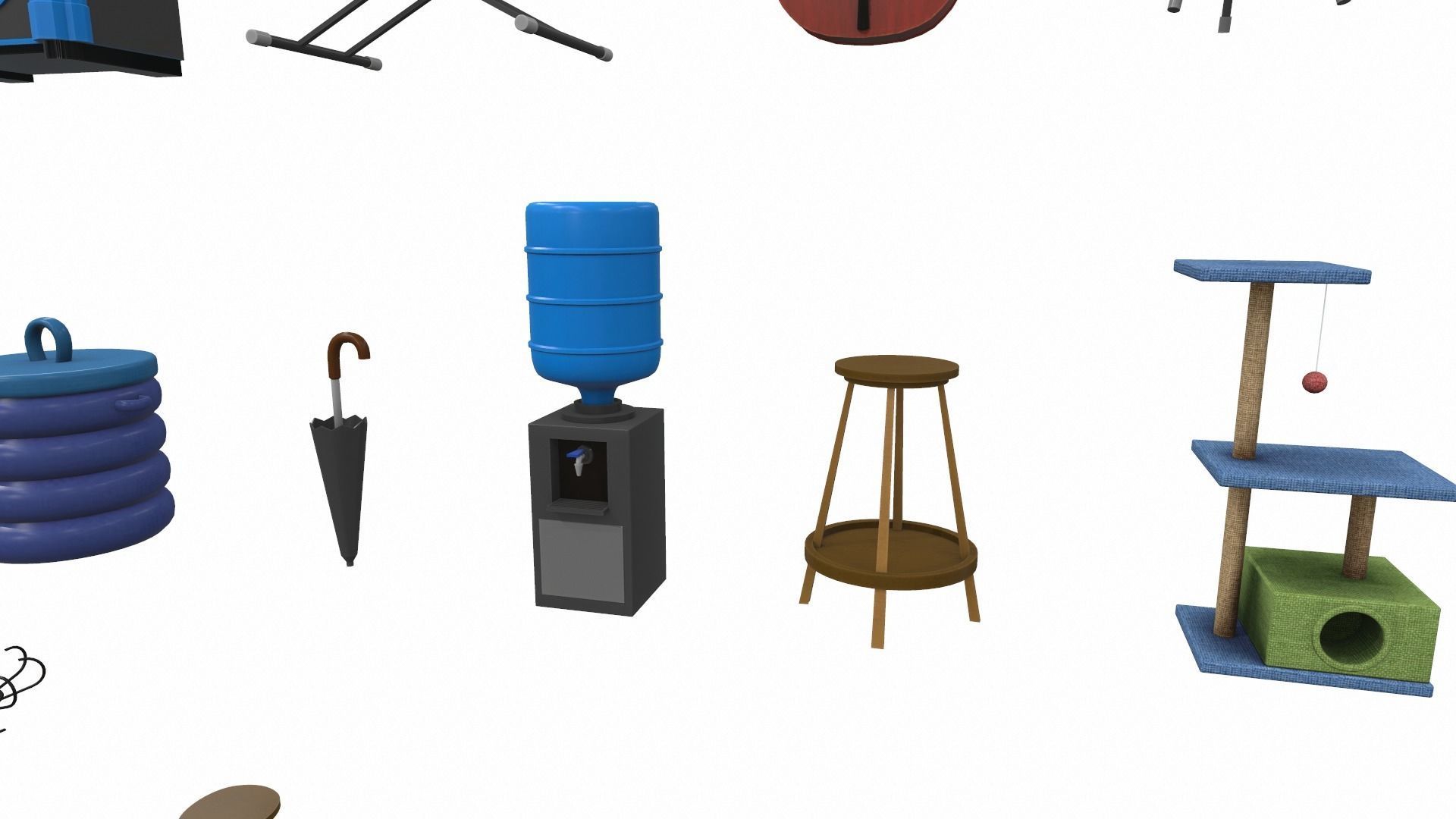 Cartoon household props pack vol 1 3D model_8