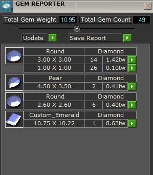 Big diamond stone ring 2474 3D print model 3D print model_8