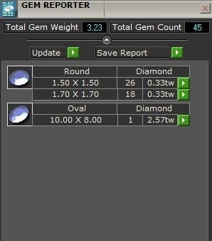 Round blue stone diamond ring 2476 3D print model 3D print model_8