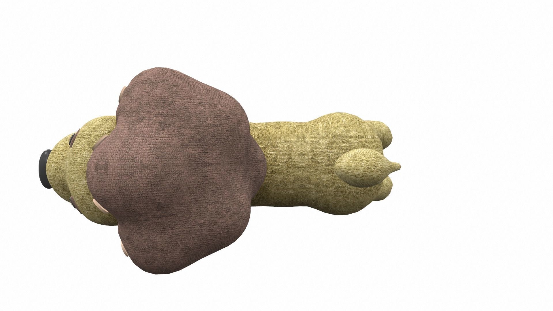 Plush toy lion 3D model_5