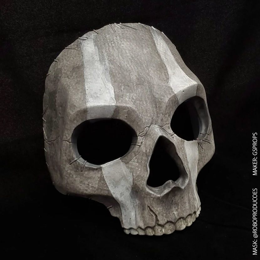 GHOST SIMON RILEY MW2 MASK - COD - MODERN WARFARE - WARZONE 3D print model_14