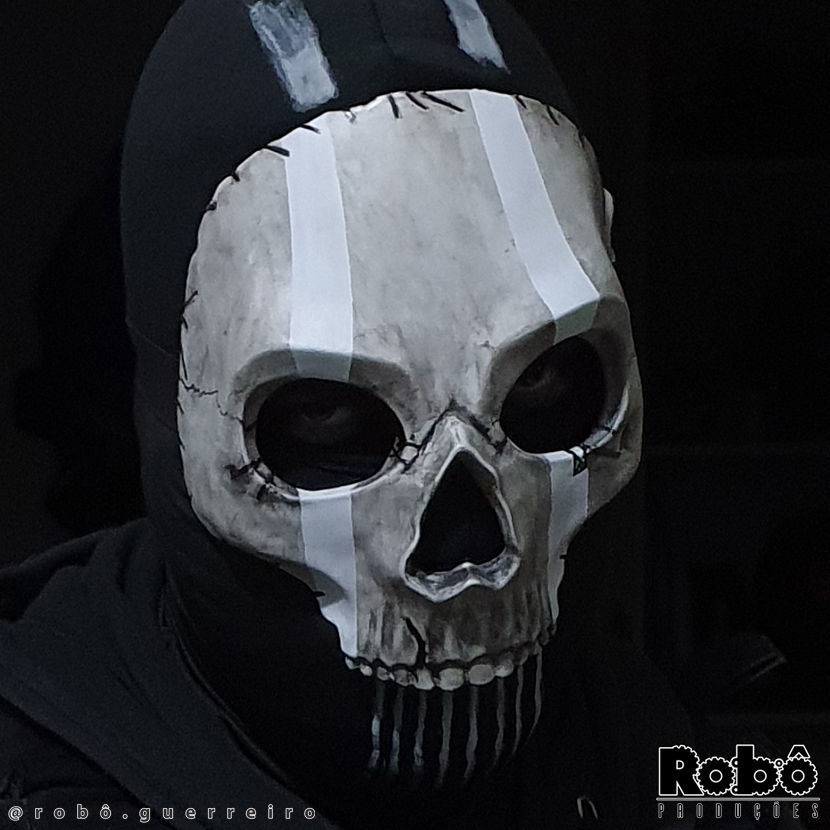 GHOST SIMON RILEY MW2 MASK - COD - MODERN WARFARE - WARZONE 3D print model_5