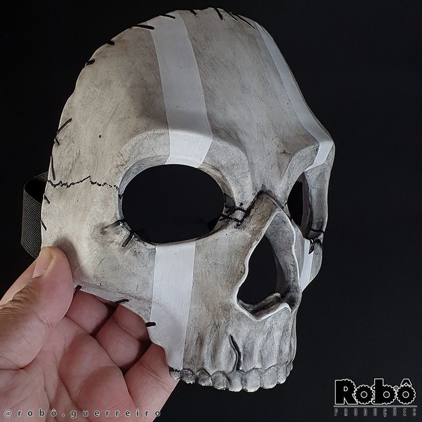 GHOST SIMON RILEY MW2 MASK - COD - MODERN WARFARE - WARZONE 3D print model_4