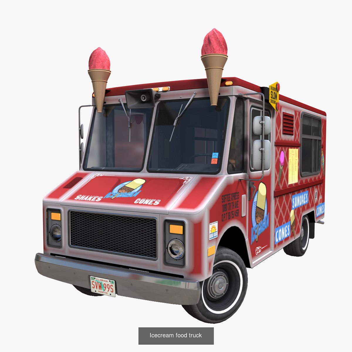 80s NewYork cars 3D Model Collection_23