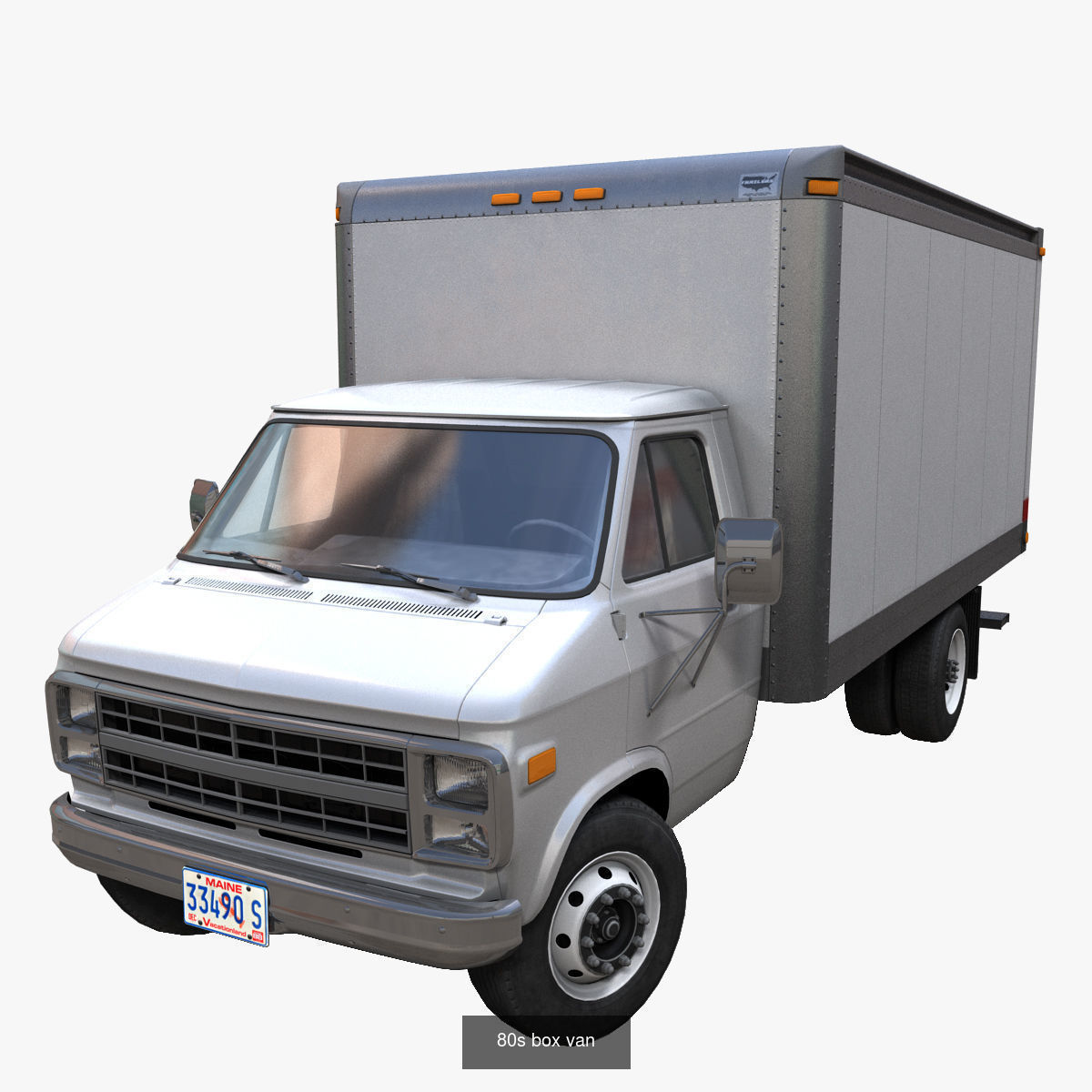 80s NewYork cars 3D Model Collection_18