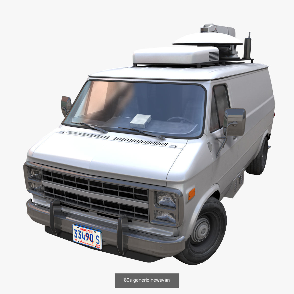 80s NewYork cars 3D Model Collection_17