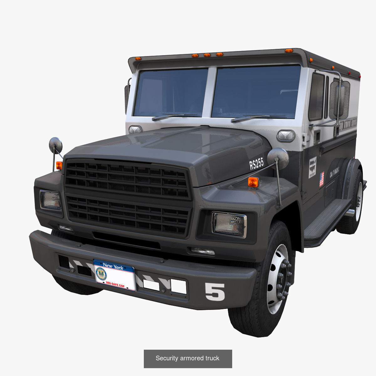 80s NewYork cars 3D Model Collection_19