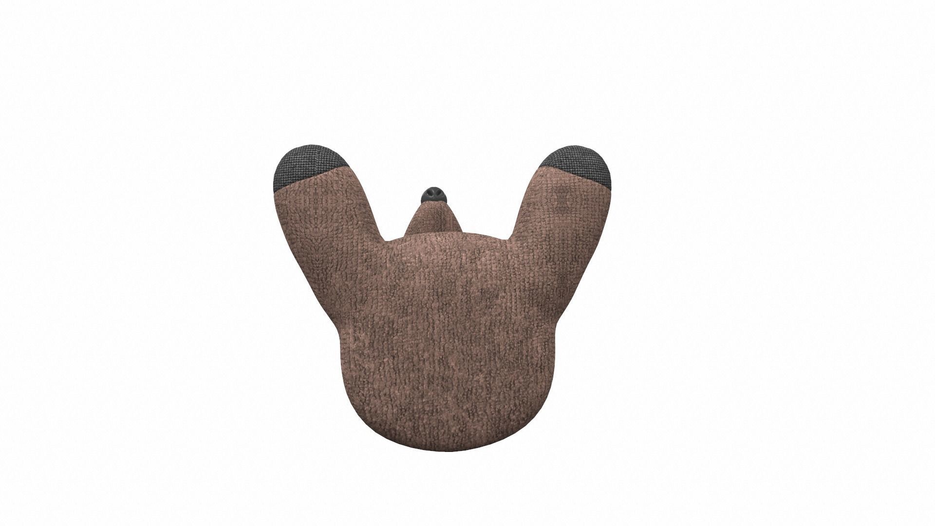 Plush toy mouse 3D model_4