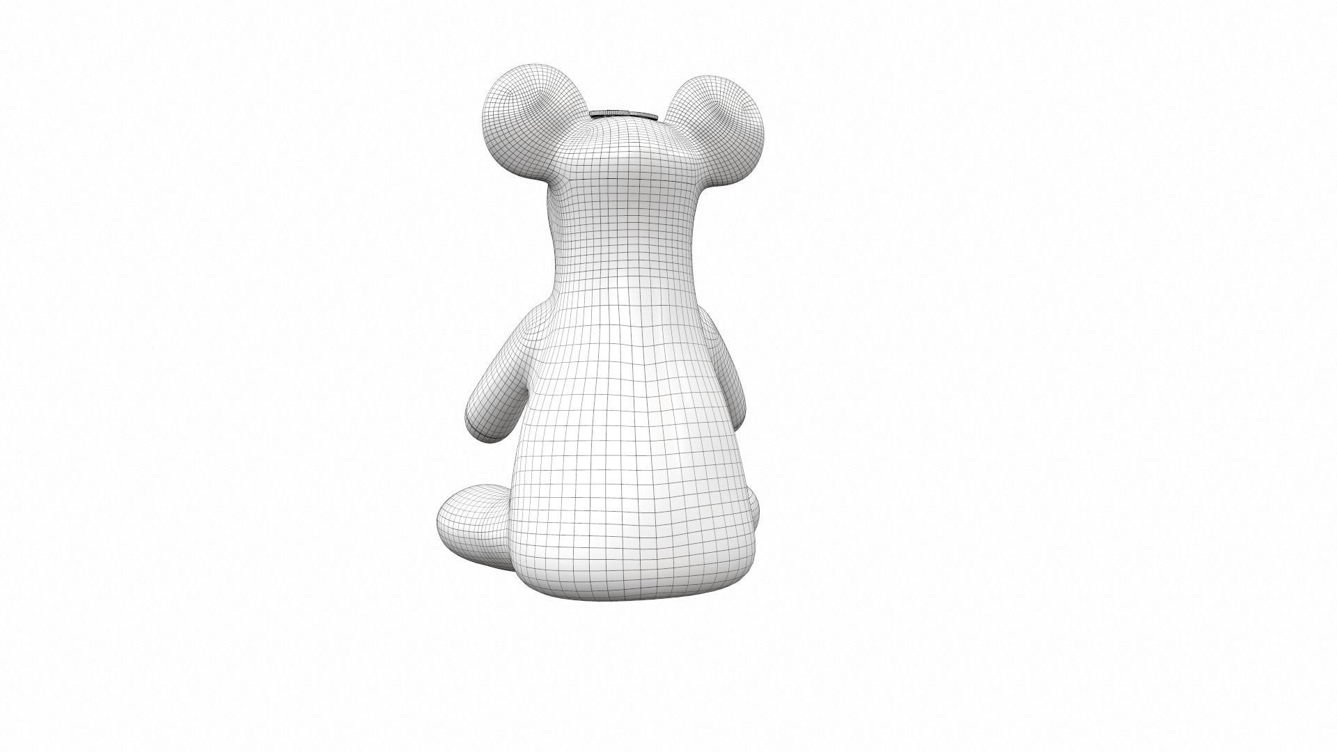 Plush toy mouse 3D model_8