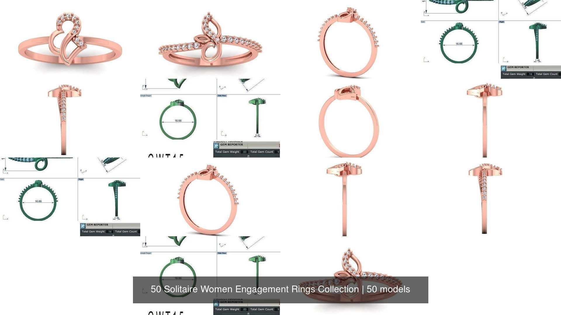 50 Solitaire Women Engagement Rings Collection _9