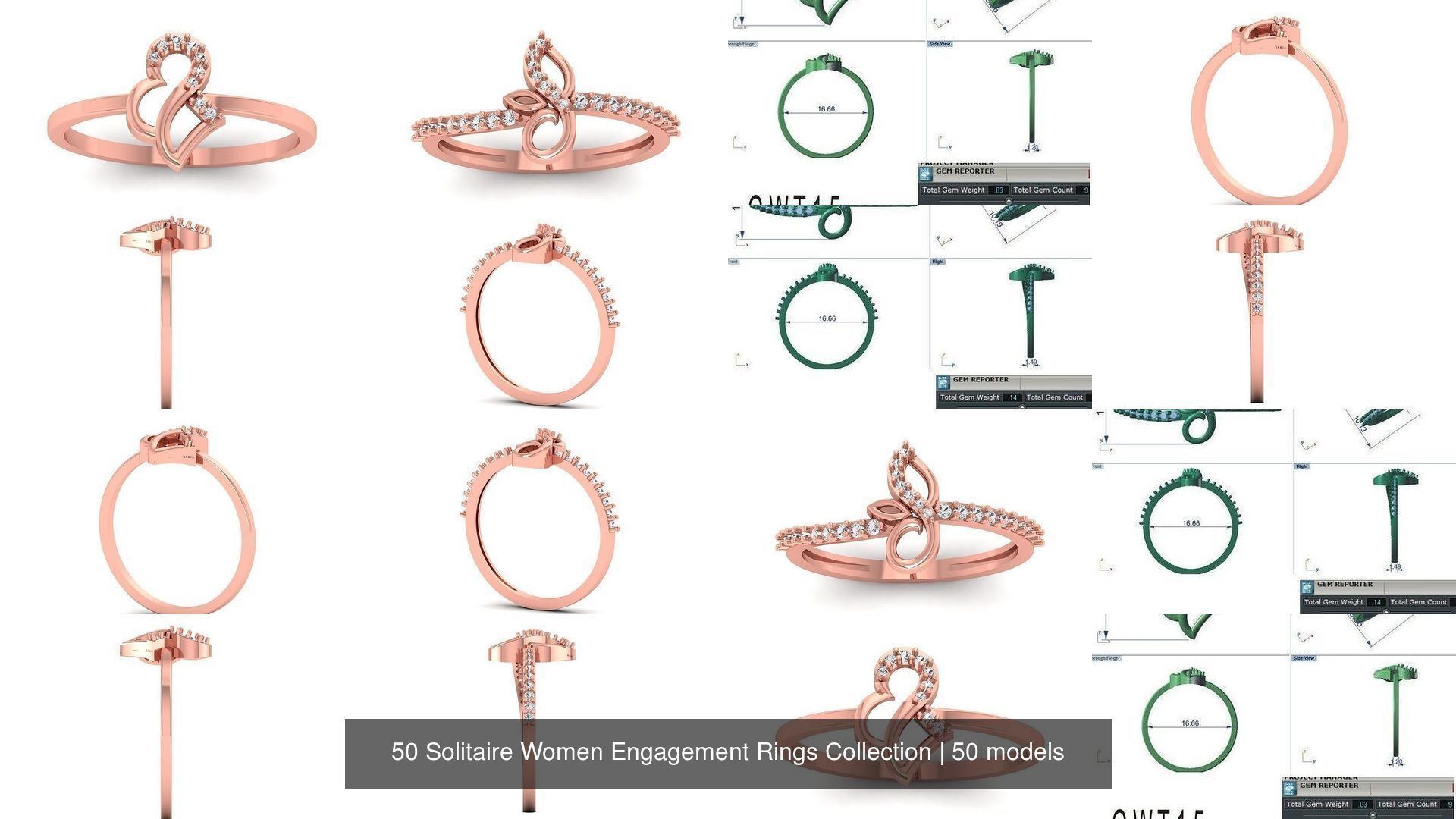 50 Solitaire Women Engagement Rings Collection _6