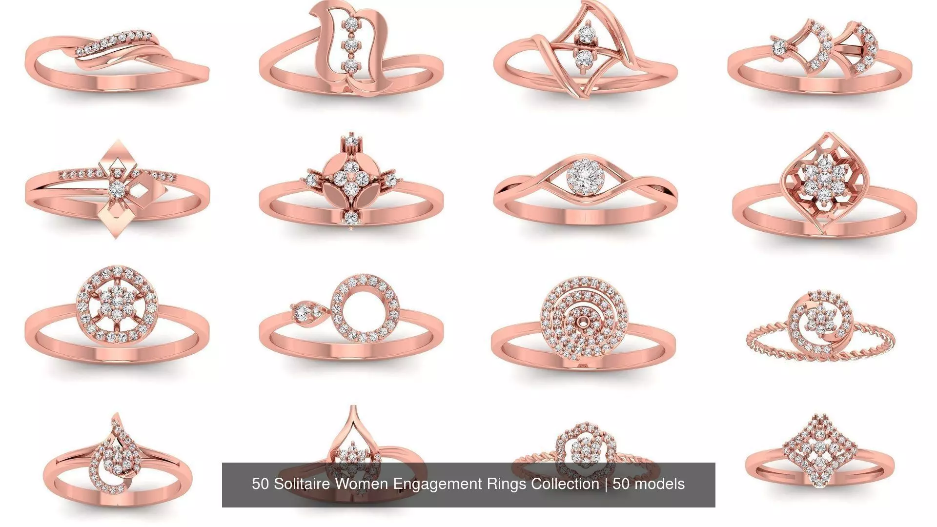 50 Solitaire Women Engagement Rings Collection _0