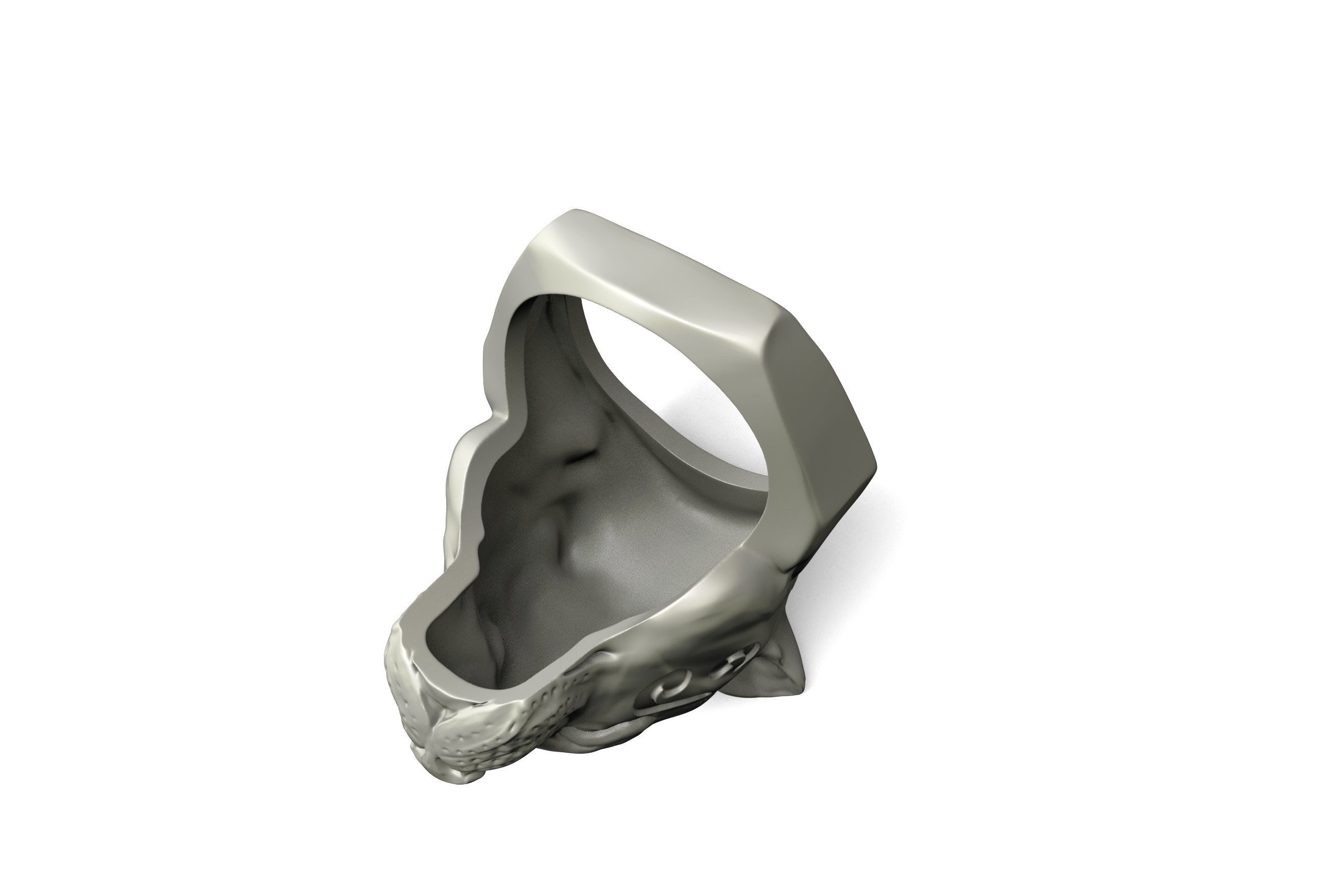 panther head 3D print model_2