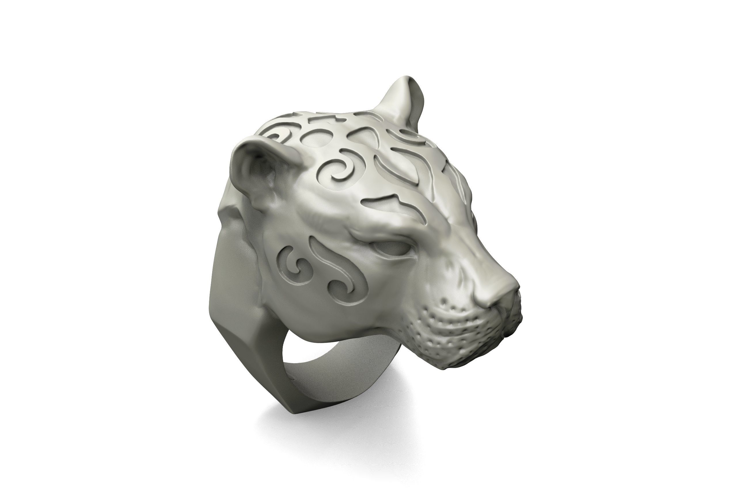 panther head 3D print model_14