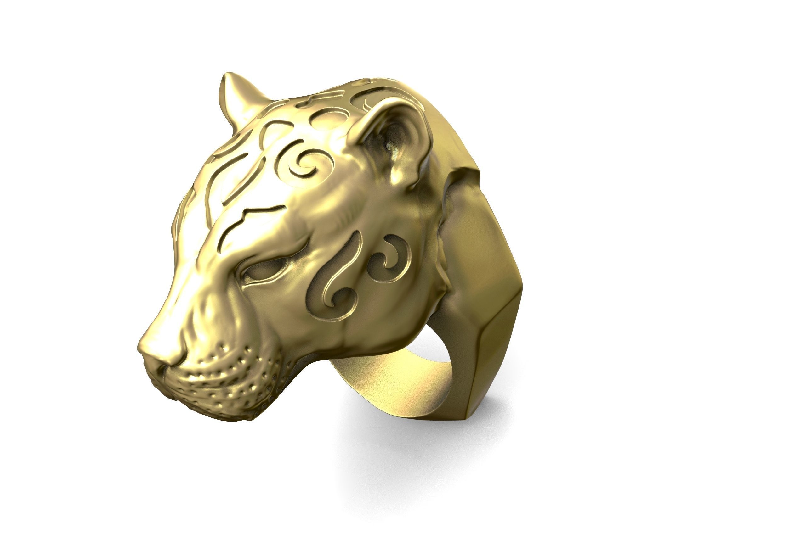 panther head 3D print model_8