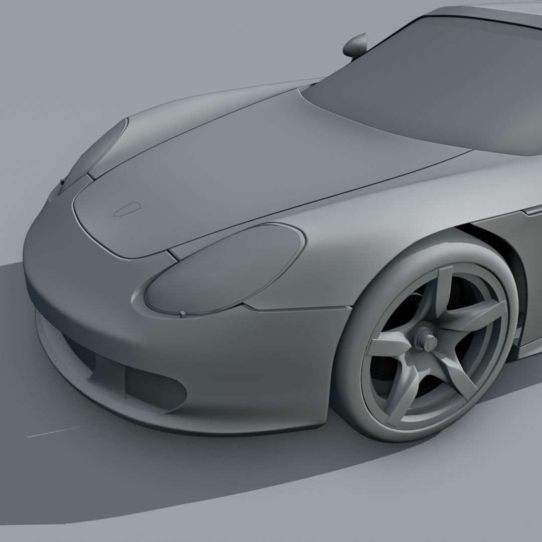 Porsche Carrera GT 3D model_7