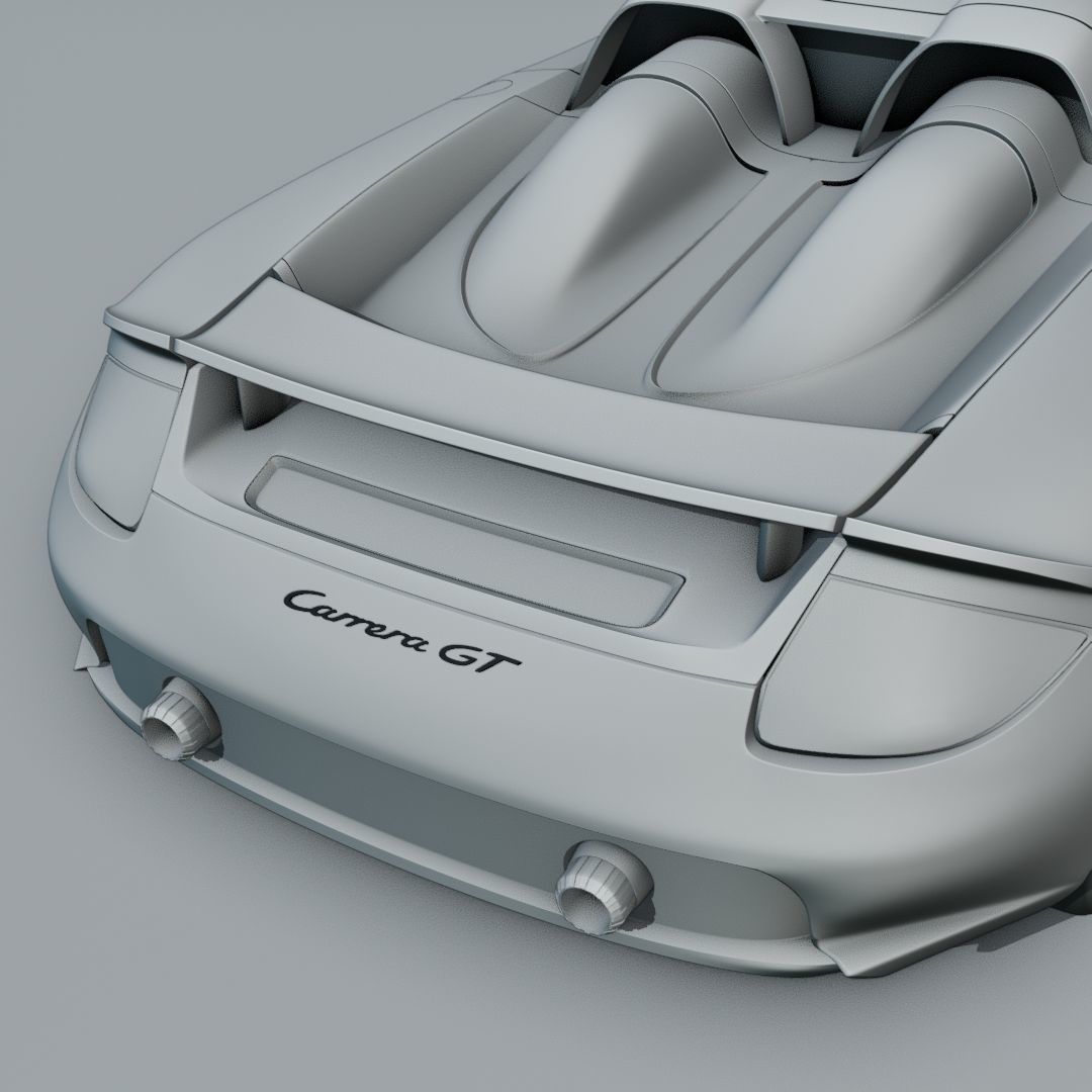Porsche Carrera GT 3D model_6