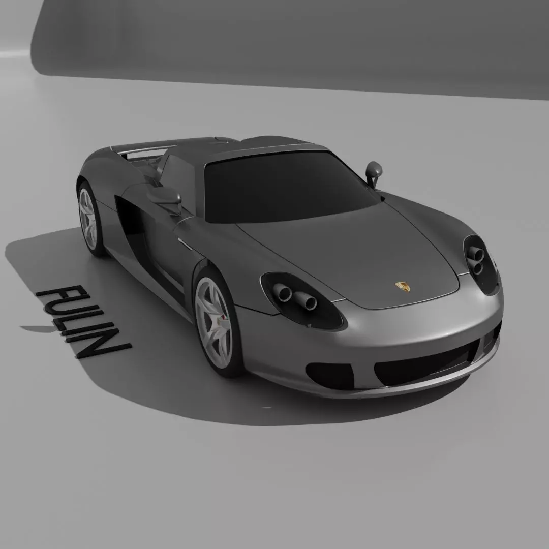 Porsche Carrera GT 3D model_0