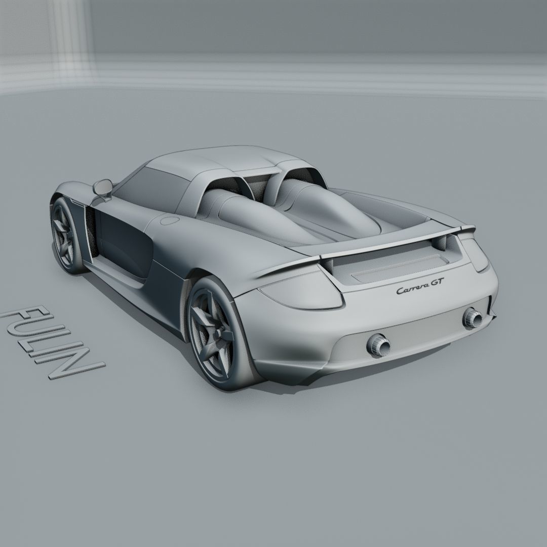 Porsche Carrera GT 3D model_5