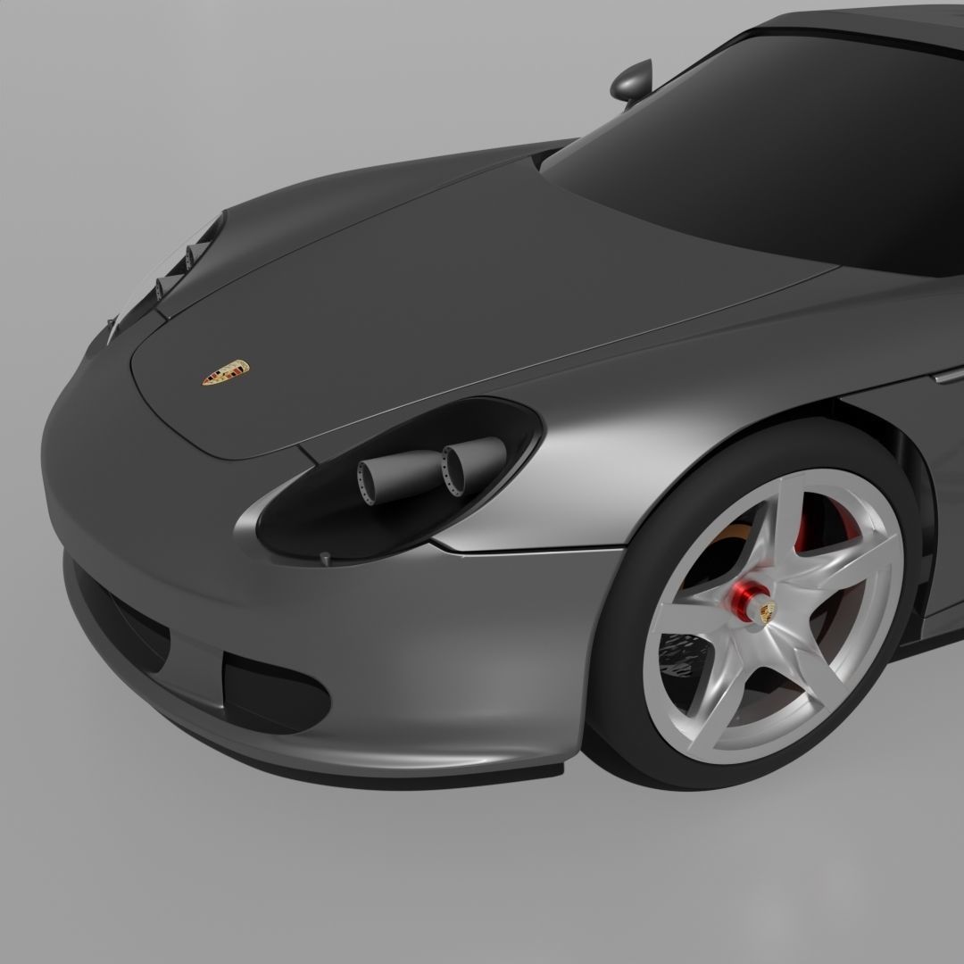Porsche Carrera GT 3D model_3