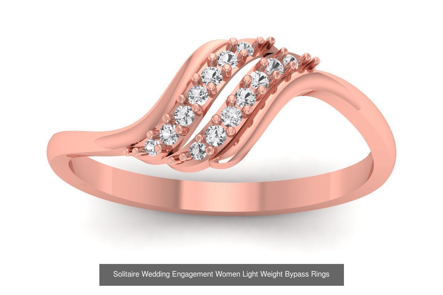 50 Solitaire Wedding Engagement Women Bypass Rings Collection _31