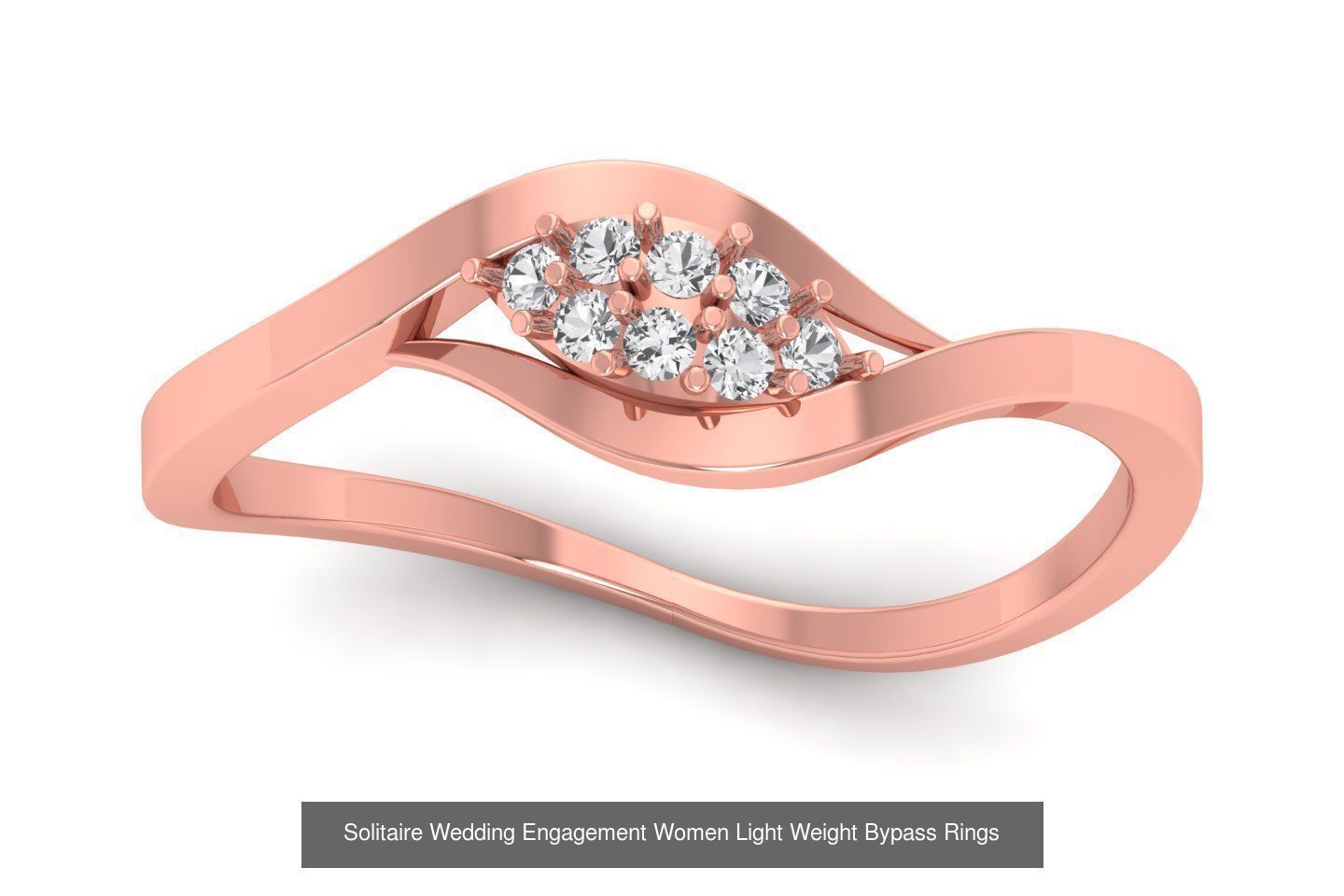 50 Solitaire Wedding Engagement Women Bypass Rings Collection _26