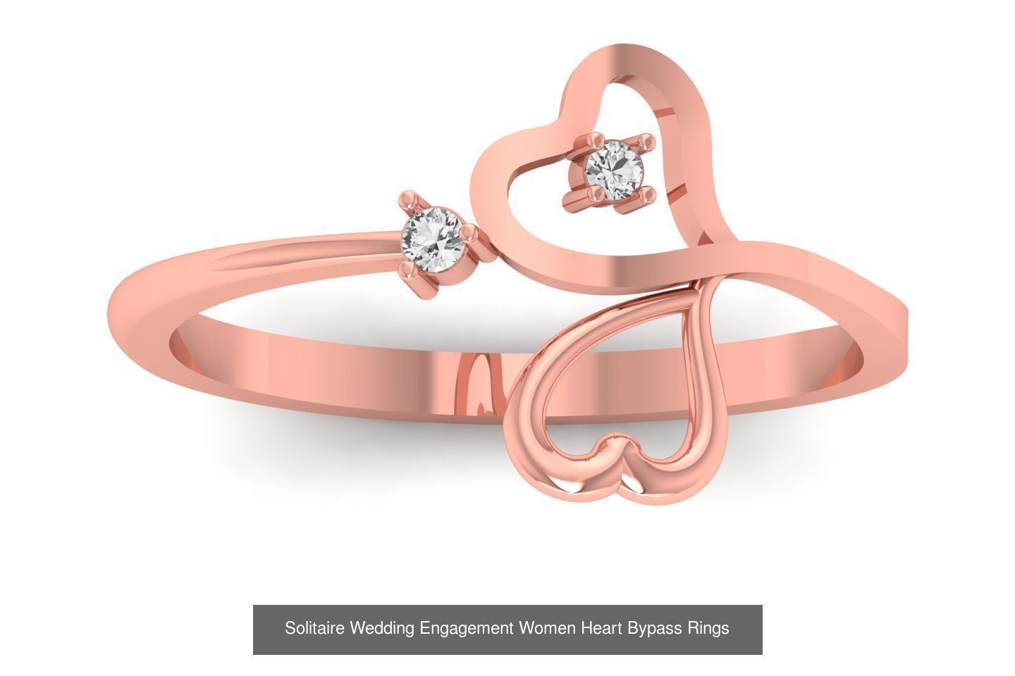 50 Solitaire Wedding Engagement Women Bypass Rings Collection _13