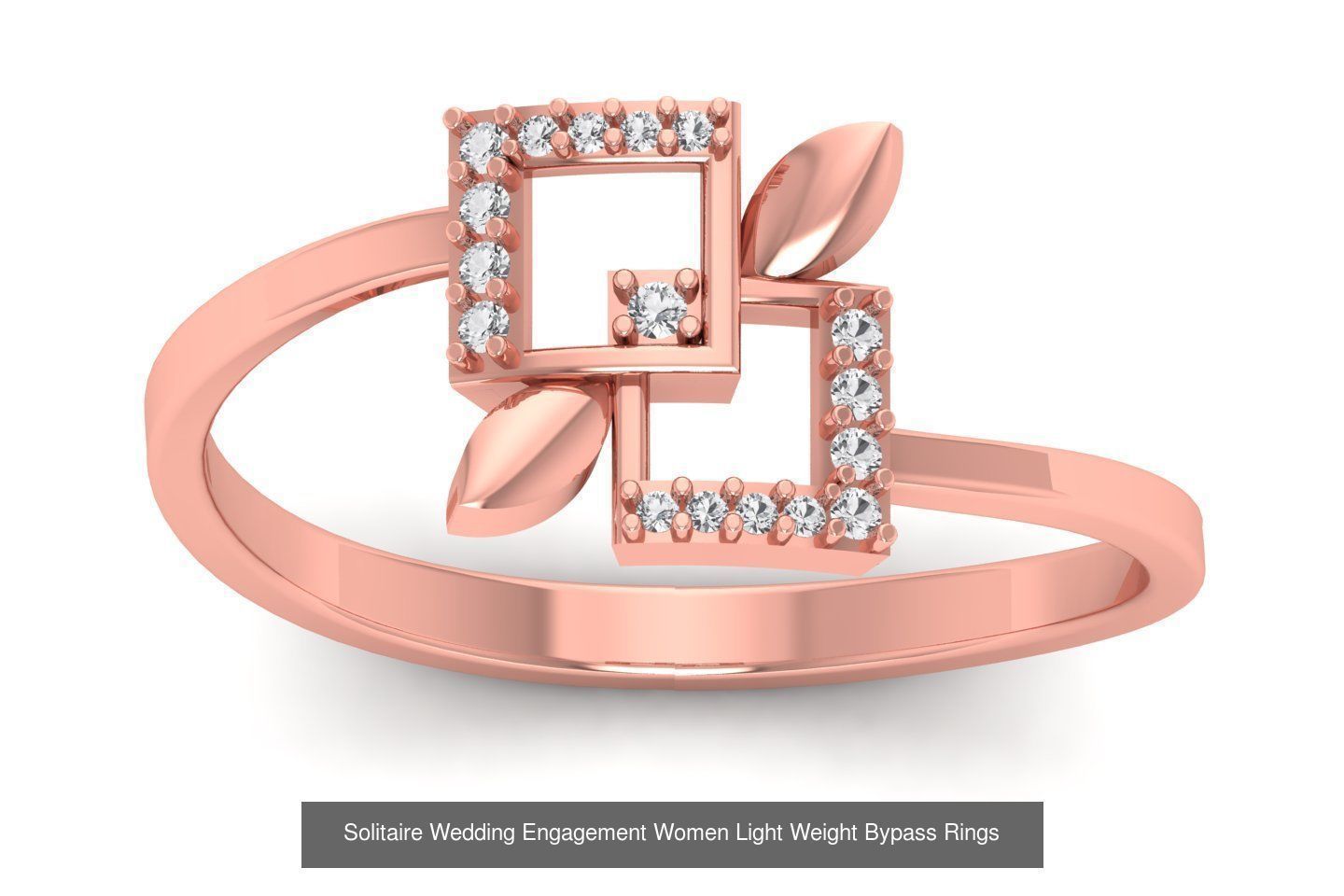50 Solitaire Wedding Engagement Women Bypass Rings Collection _35