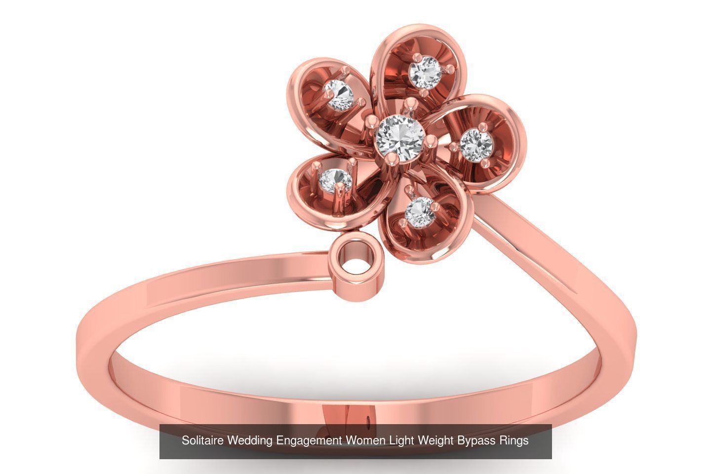 50 Solitaire Wedding Engagement Women Bypass Rings Collection _33