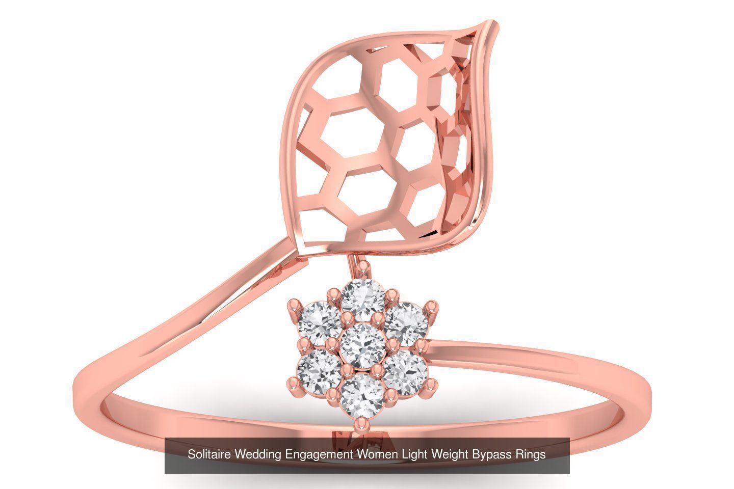 50 Solitaire Wedding Engagement Women Bypass Rings Collection _24