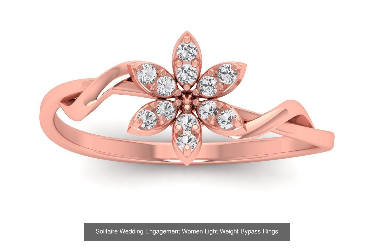 50 Solitaire Wedding Engagement Women Bypass Rings Collection _20