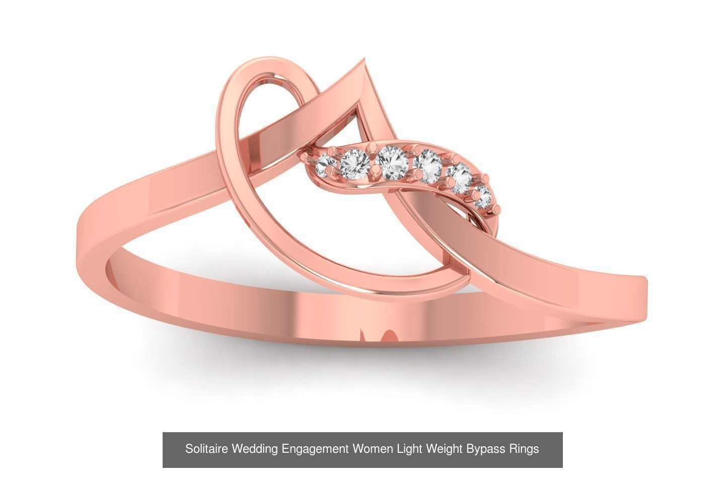 50 Solitaire Wedding Engagement Women Bypass Rings Collection _23