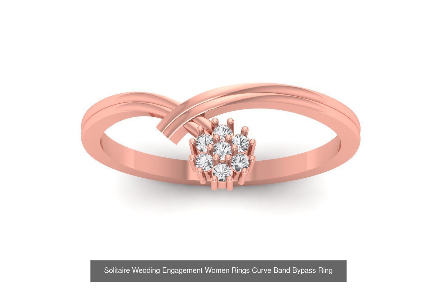 50 Solitaire Wedding Engagement Women Bypass Rings Collection _51