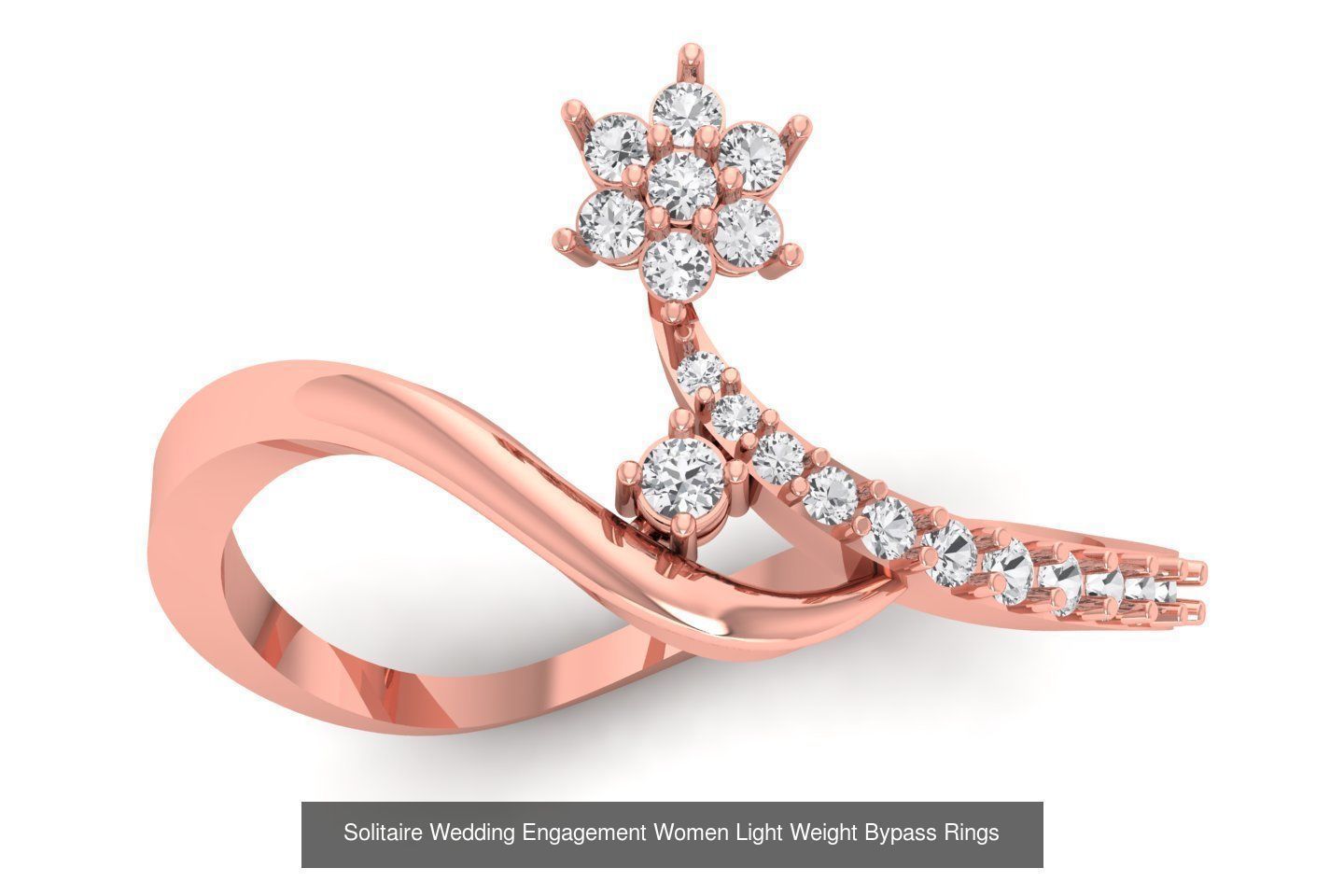 50 Solitaire Wedding Engagement Women Bypass Rings Collection _25