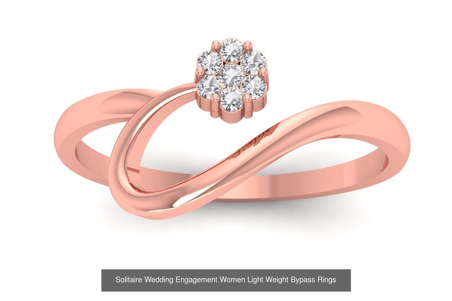 50 Solitaire Wedding Engagement Women Bypass Rings Collection _28
