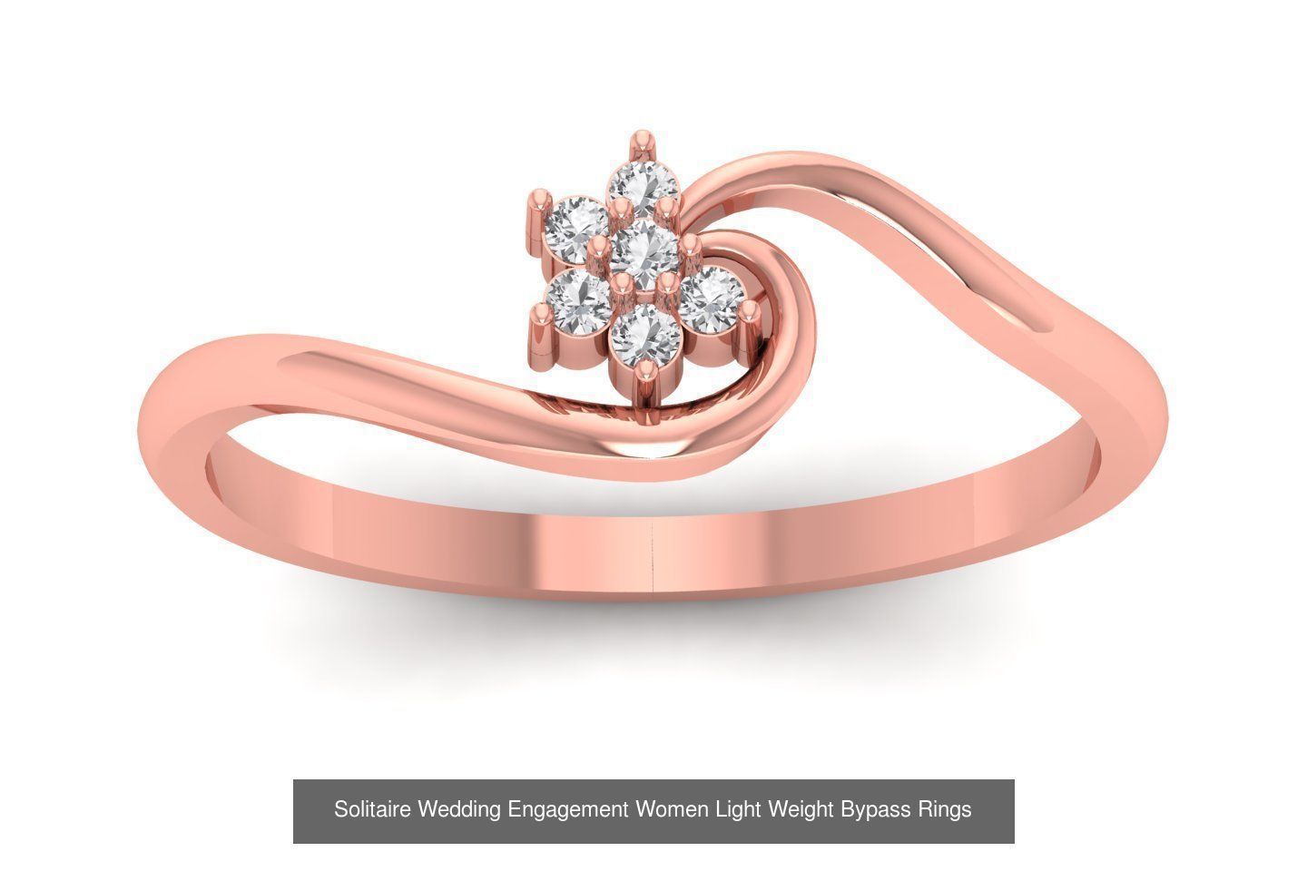 50 Solitaire Wedding Engagement Women Bypass Rings Collection _29