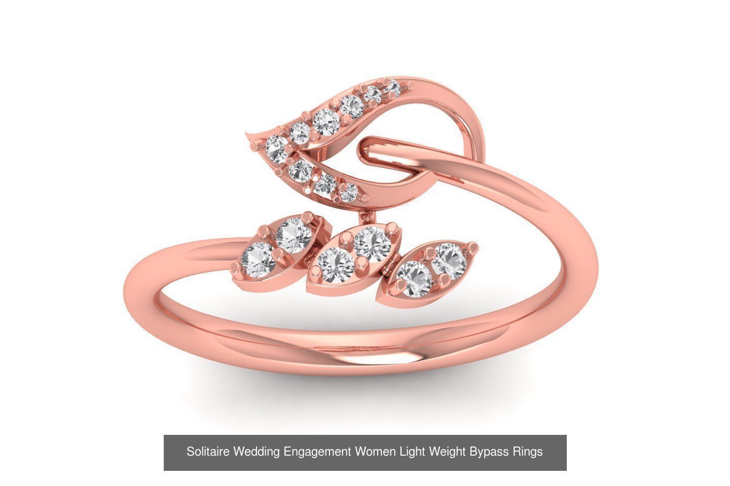 50 Solitaire Wedding Engagement Women Bypass Rings Collection _40