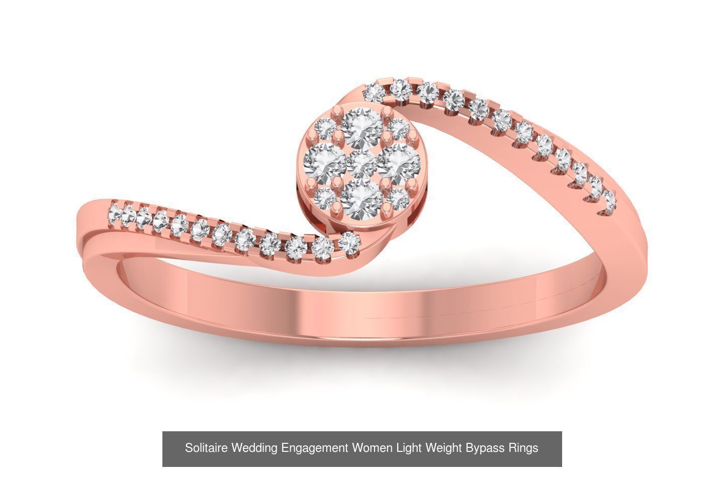 50 Solitaire Wedding Engagement Women Bypass Rings Collection _32