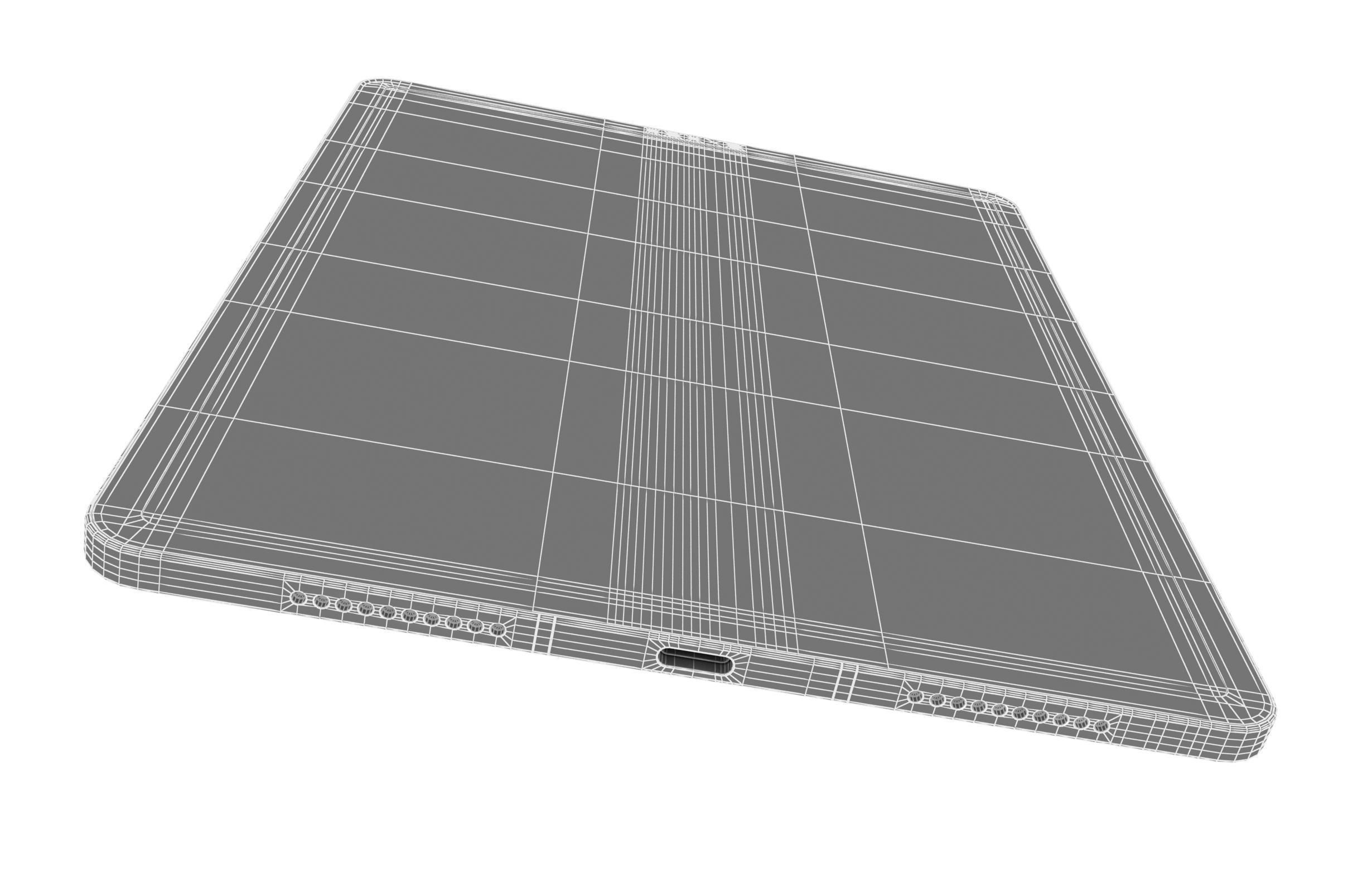 Apple iPad Pro 2022 4th Gen Black 3D model_19