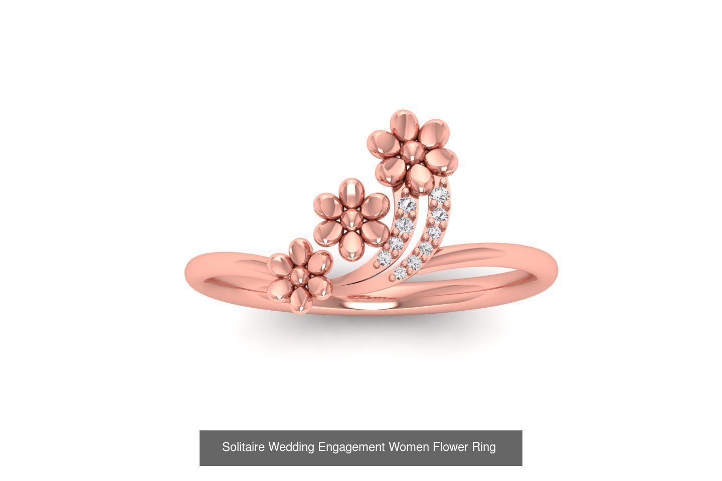 60 Solitaire Wedding Engagement Women Flower Rings Collection _10