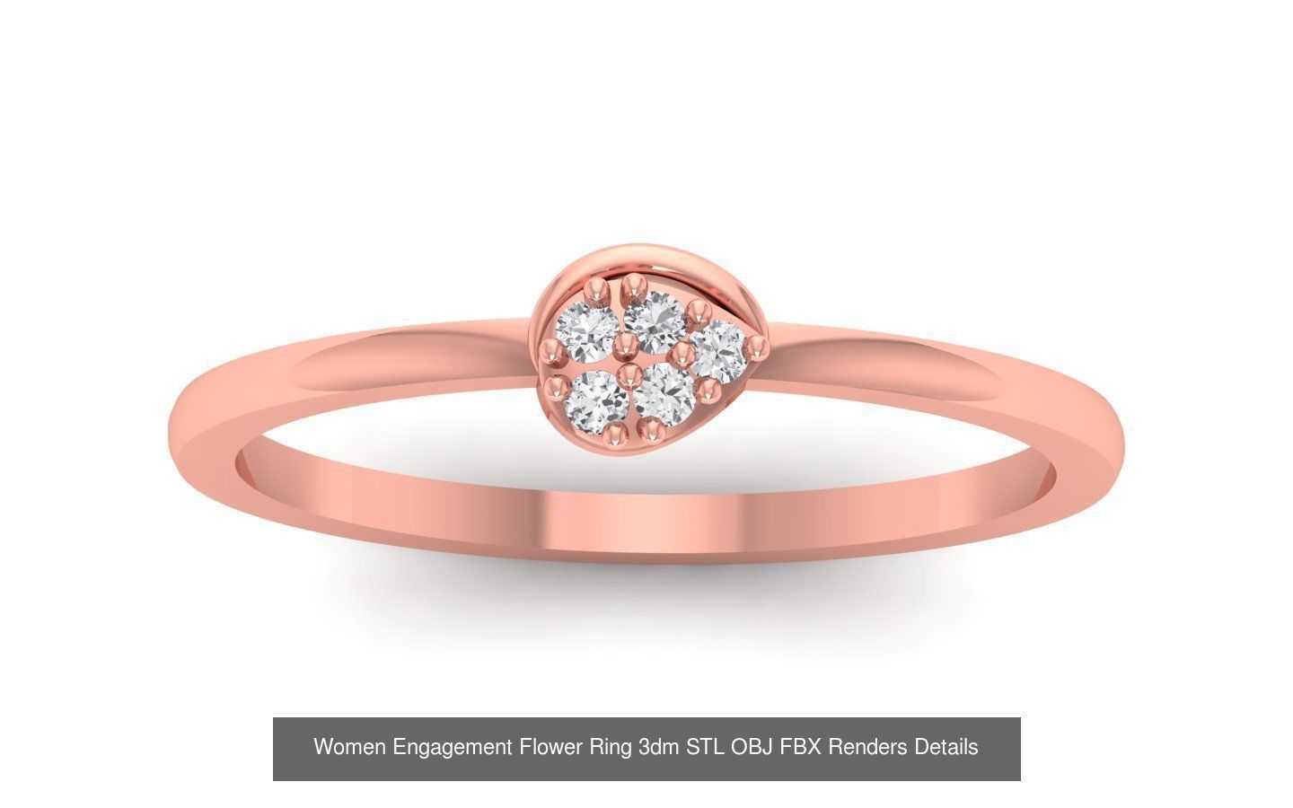 60 Solitaire Wedding Engagement Women Flower Rings Collection _66