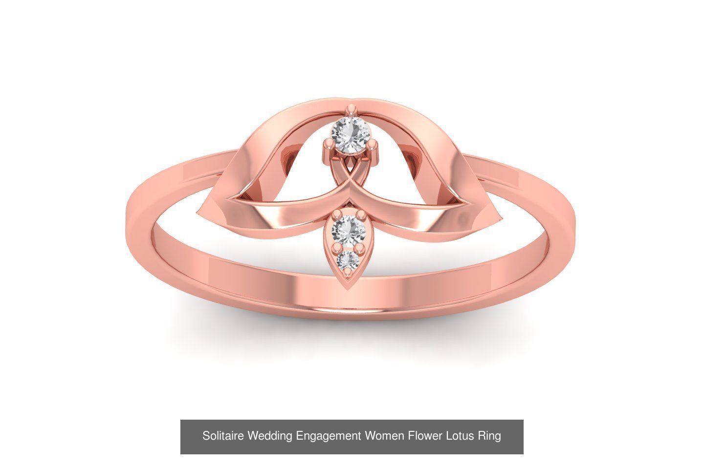 60 Solitaire Wedding Engagement Women Flower Rings Collection _59