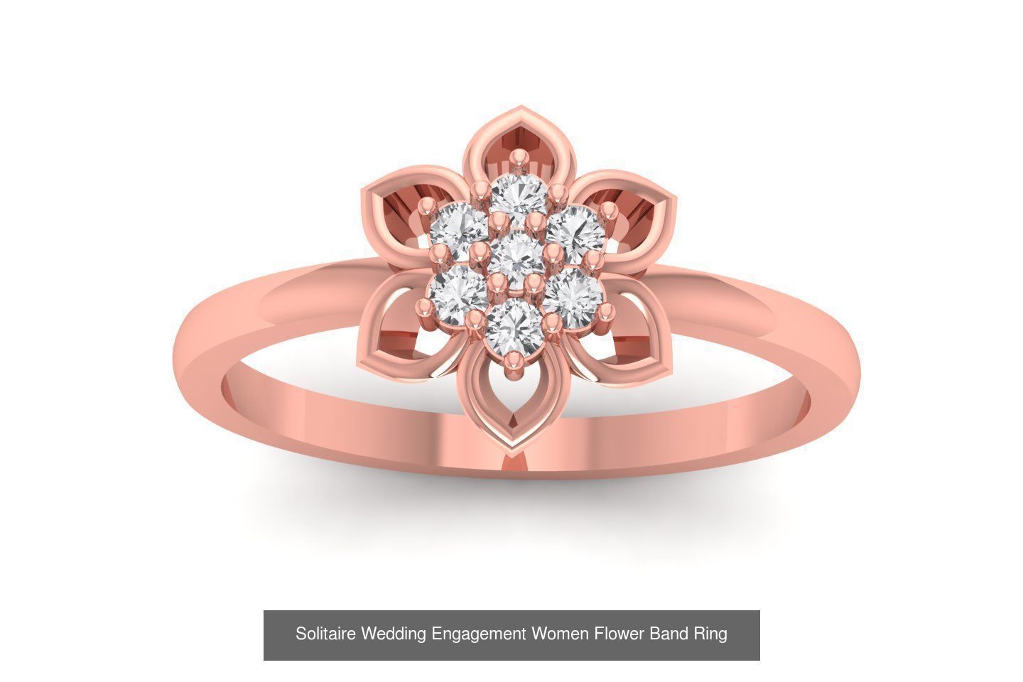 60 Solitaire Wedding Engagement Women Flower Rings Collection _52