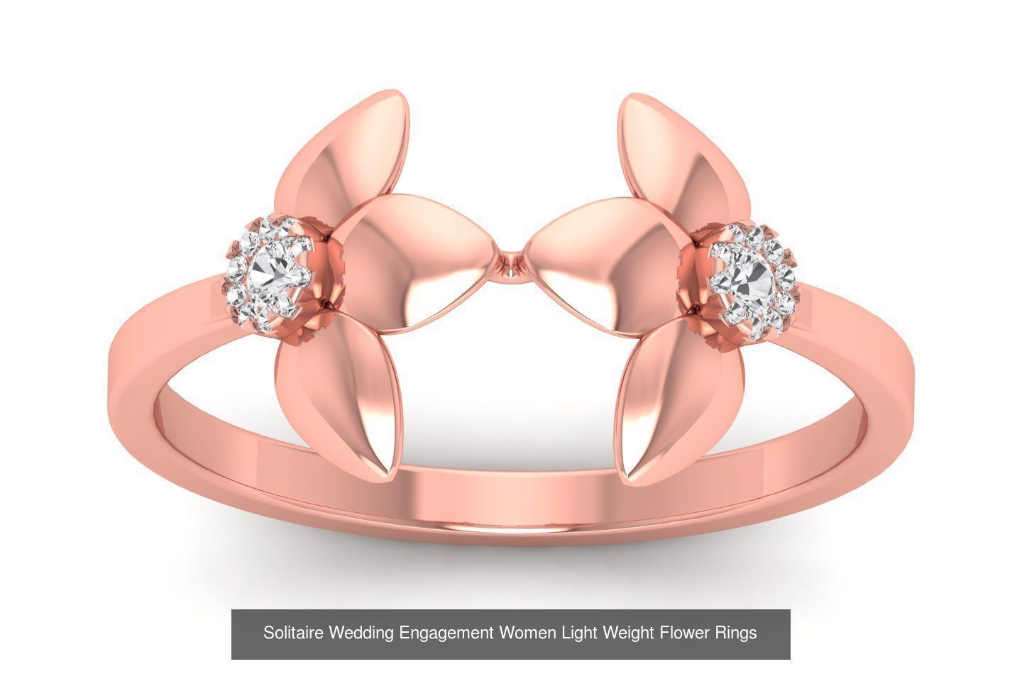 60 Solitaire Wedding Engagement Women Flower Rings Collection _34