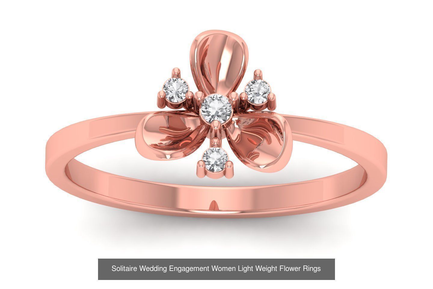 60 Solitaire Wedding Engagement Women Flower Rings Collection _31