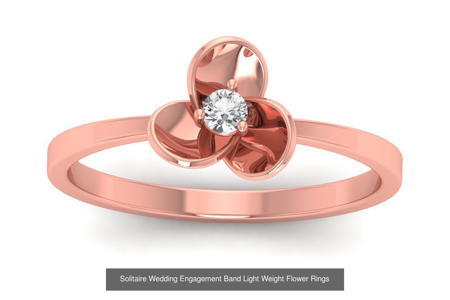 60 Solitaire Wedding Engagement Women Flower Rings Collection _29