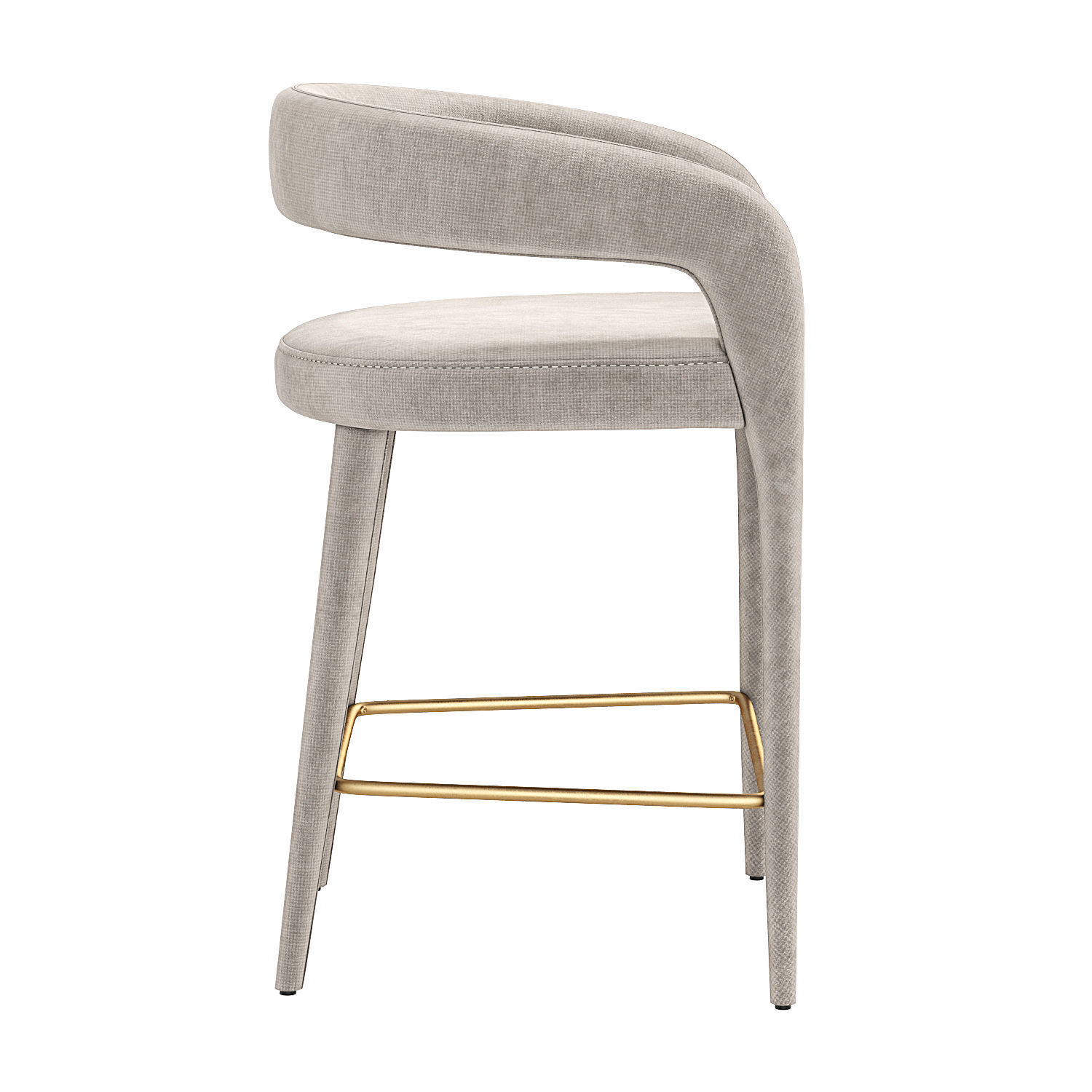 Lisette Dining Armchair CB2 3D model_7