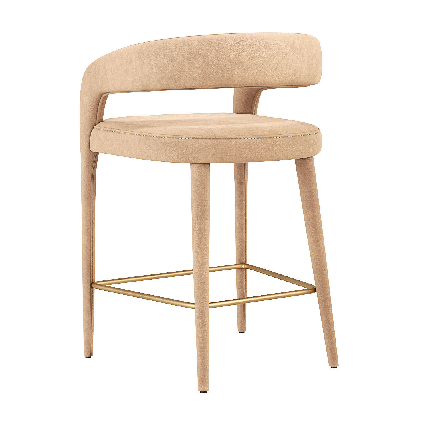 Lisette Dining Armchair CB2 3D model_8