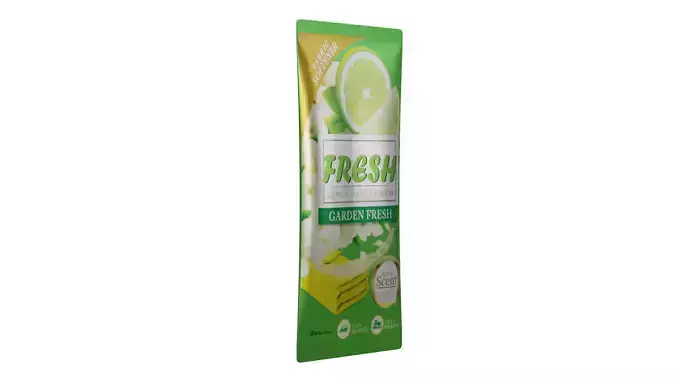 3d sachet packet  Free 3D model